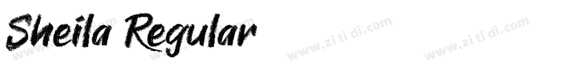 Sheila Regular字体转换